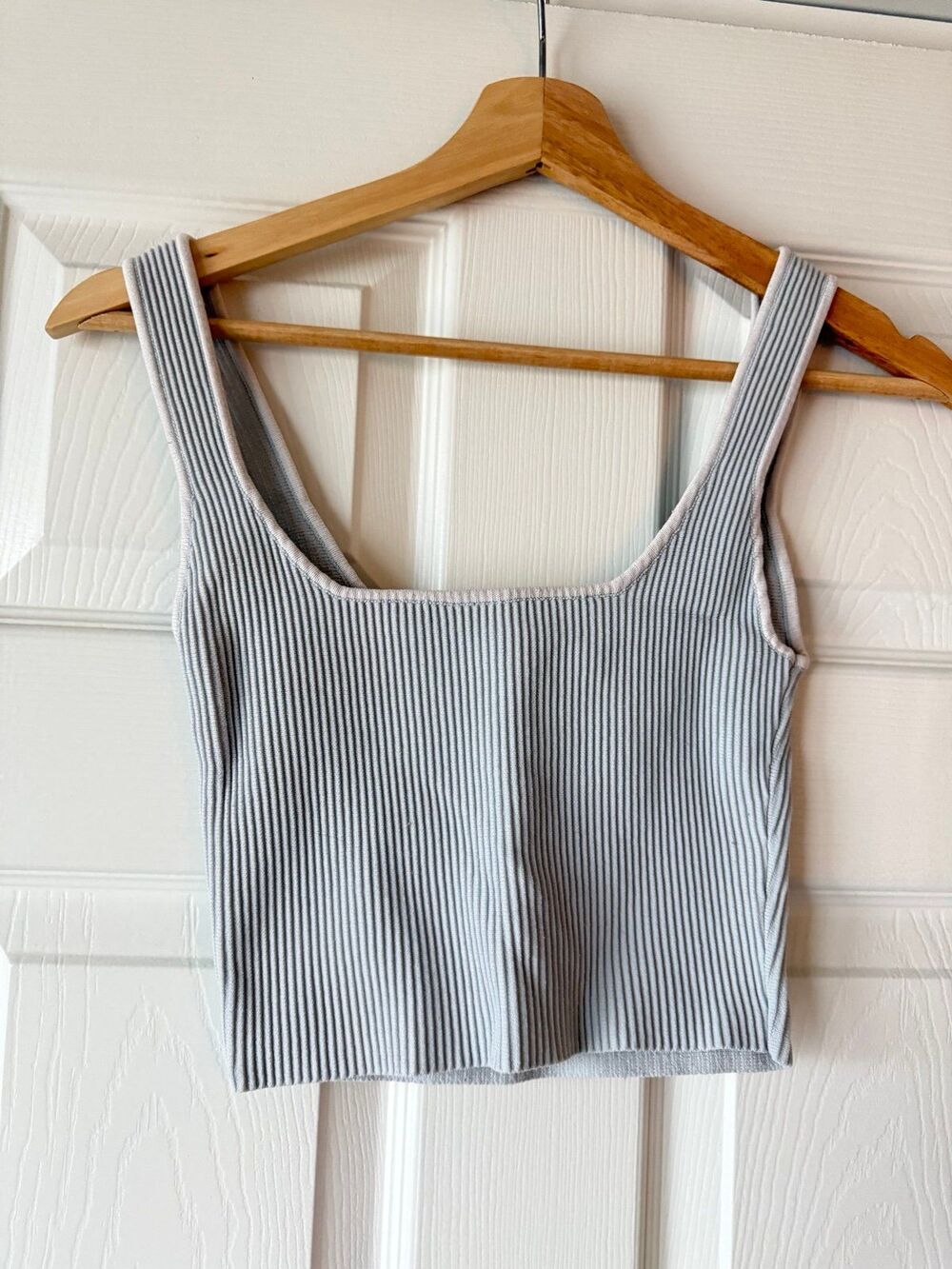 blue corset top